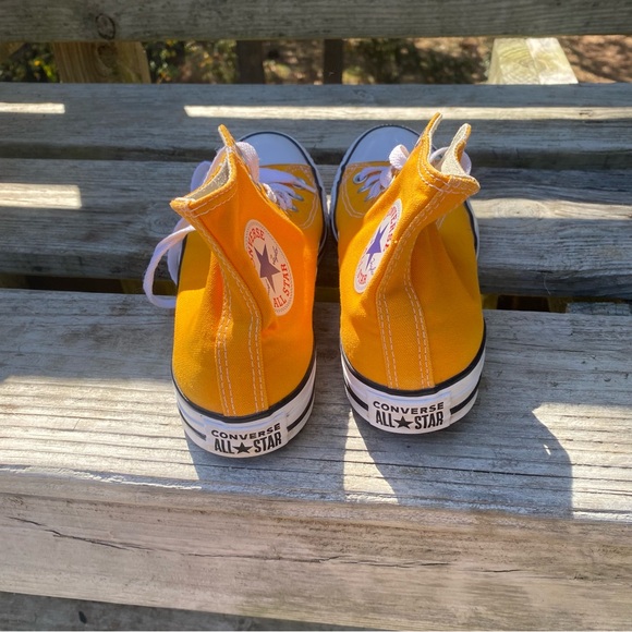 Orange Converse Hi Top - Picture 4 of 6